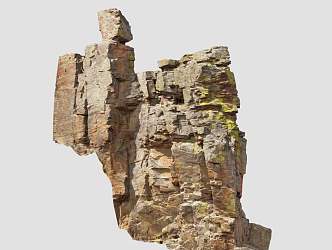 Modern Mountain Big Mountain Rock Stone Natural Landscape Granite 3d model