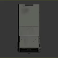 Gray Rugged Military Vehicle With Armored Body And Large Tires Design