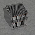 Chinese-style Ancient Building Shops 3d model