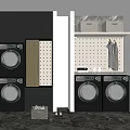 Modern Bathroom Cabinet Rack with Storage Shelves and Contemporary Design