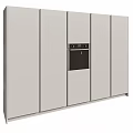 Modern Kitchen Cabinets With Built In Oven And Sleek Design