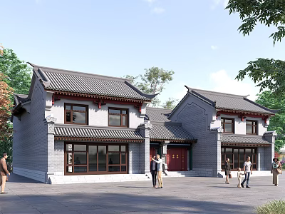 Chinese Inn 3d model