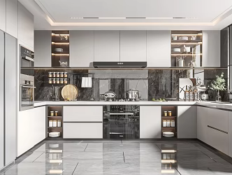 Modern Kitchen 3d model