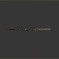 Green Tactical Rifle with Scope and Magazine Modern Military Style Design and Sleek Ergonomic Grip