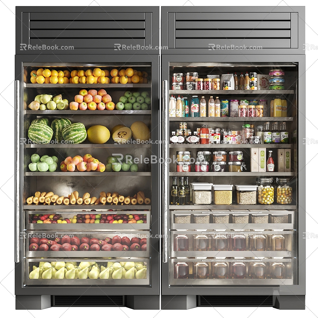 Refrigerated cabinet 3d model