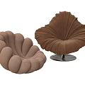 Single Sofa Lazy Sofa Leisure Chair 3d model