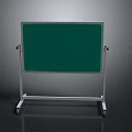 Portable Green Board Hanger With Metal Stand For Display And Writing