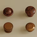 Various Wooden And Metal Knobs With Unique Designs For Furniture Hardware