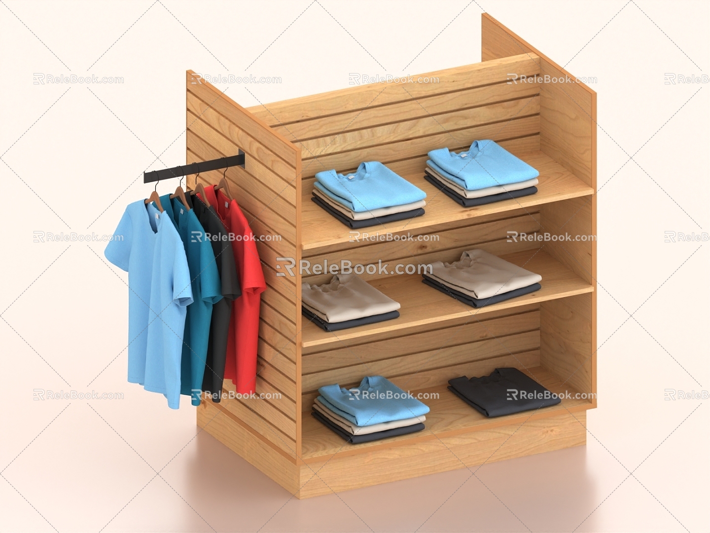 Clothes Hangers Wardrobe Hangers Clothes Hangers Clothes Hanging Area 3d model