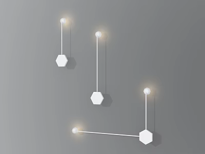 Electrical lighting chandelier wall lamp 3d model Electrical lighting chandelier wall lamp 3d model