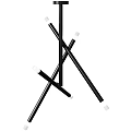 Modern Cross Design Black Rod Chandelier With White Ends For Interior Decor
