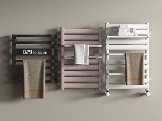 Radiator Heater Electric Towel Rack Heating Towel Rack 3d model