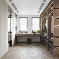 Modern Cloakroom Open Cloakroom 3d model