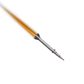 Military Missile Weapon Flying With Orange Flame And Gray Body Red Tip