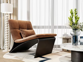 Modern Leisure Chair Single Chair Sofa Chair Living Room Chair 3d model
