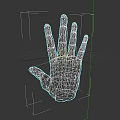 Game Movie Character Low Poly Style 3D Hand Model Design And Digital Art