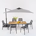 Casual Iron Tables and Chairs Courtyard Tables and Chairs Negotiation Tables and Chairs Outdoor Dining Tables and Chairs 3d model