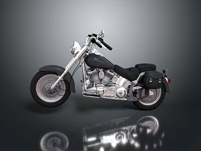 Motorcycle Two-wheeled Motorcycle Cross-country Motorcycle Road Race Motorcycle Motor Vehicle Transport 3d model