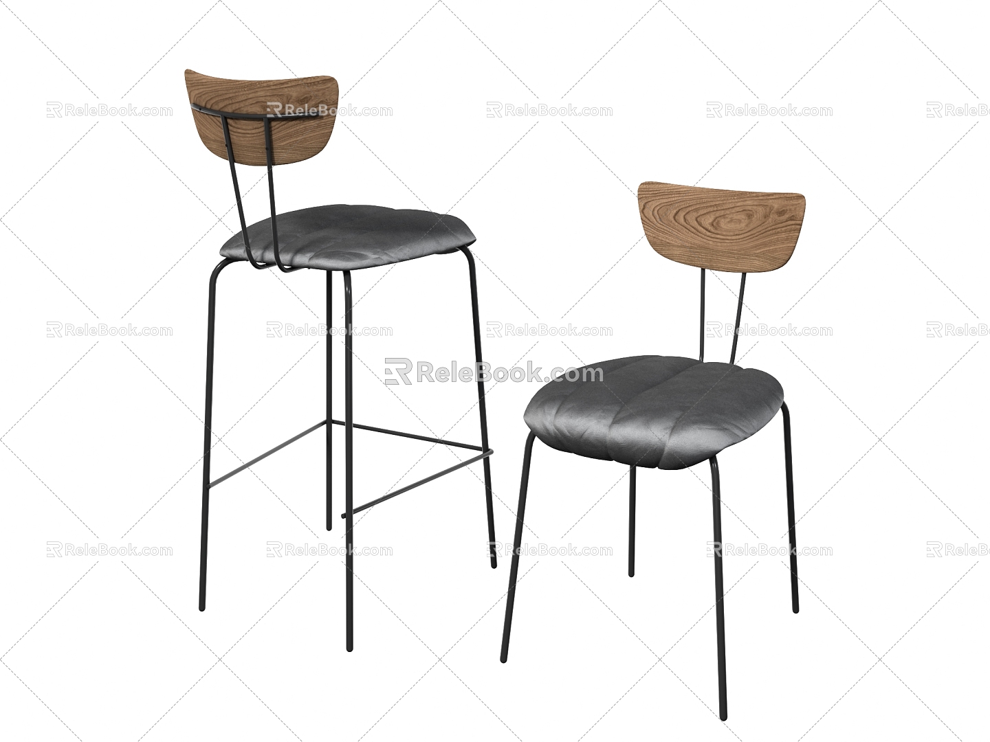 Casual Dining Chair Single Chair model