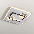 Modern Sleek LED Ceiling Light Designs Square And Round For Home Interior 3d model