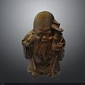 Artistic Wooden Animal Sculpture With Intricate Carving Details And Traditional Design