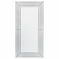 Modern Interior With Stylish Metal Frame Mirror And Decorative Furniture Elements