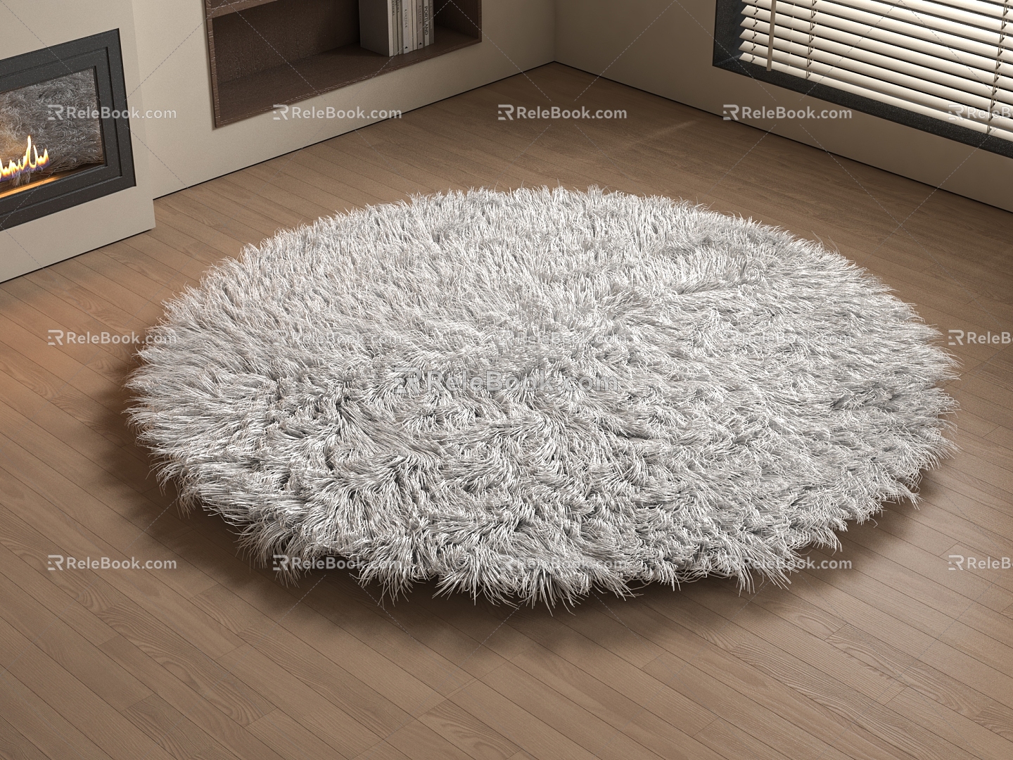 Modern Carpet Fabric 3d model