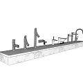 Modern faucet 3d model