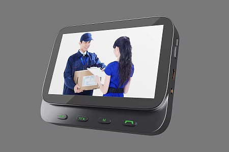 Mobile Phone Digital Visual Communication Doorbell Tablet Hanging Electronic Eye Cat's Eye Video Equipment Access Control 3d model