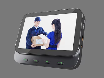 Mobile Phone Digital Visual Communication Doorbell Tablet Hanging Electronic Eye Cat's Eye Video Equipment Access Control 3d model