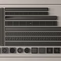 Modern Bathroom Accessories with Various Drain Covers Decorative Grilles and Shapes