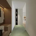 Modern Tatami Bedroom With Desk Chair Bookshelf And Window Blinds