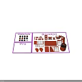 Stylish Leather Wall Decor With Folder Clock Photo Frame And Various Colors