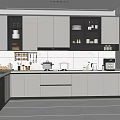Modern Kitchen Interior Design With White Cabinets Sleek Countertop And Stainless Steel Appliances