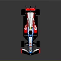 Alfa Romeo Formula 1 Race Car With Red White Blue Livery And Aerodynamic Design Features