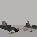 Minimalist Ceramic Tea Set With Teapot Teacups Tea Tray And Accessories
