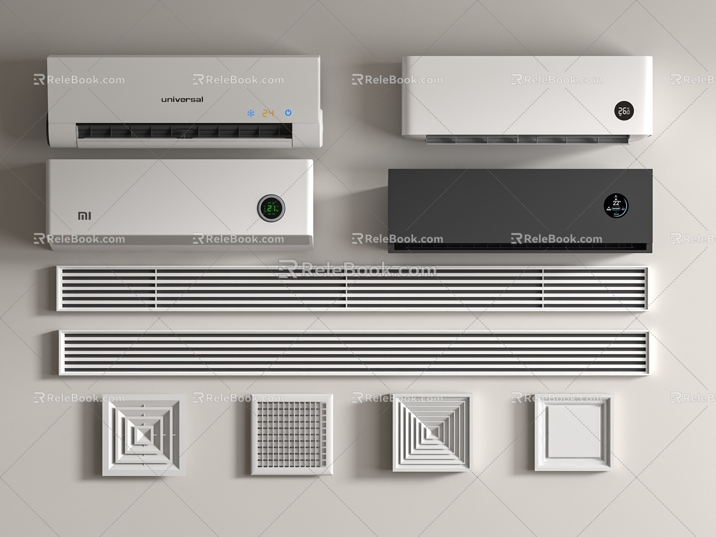 Air conditioning 3d model