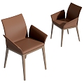 Dining single chair 3d model