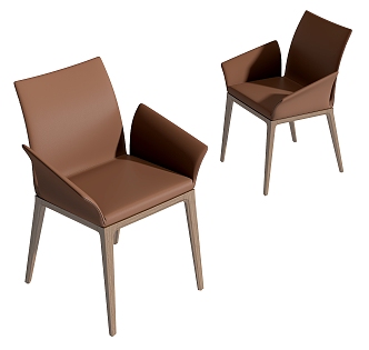 Dining single chair 3d model