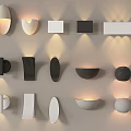 Modern Wall Lamps With Different Shapes And Neutral Colors For Interior Lighting