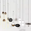 Modern Minimalist Pendant Lights With Various Designs Shapes And Metal Glass Materials