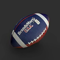 Professional BrandleMark USA Football With Blue White Red Design And Stitches