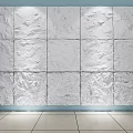 Gypsum plasterboard plaster modeling board wall decoration wall concavo-convex version wall texture wall 3d model