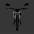 Modern White Off Road Motorcycle Design With Sleek Body Black Seat And Thick Tires