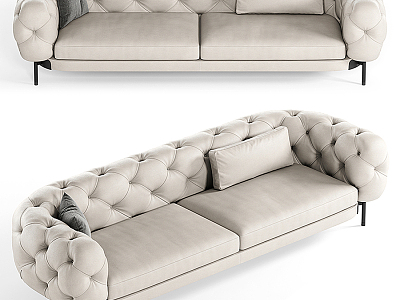 Modern double sofa model