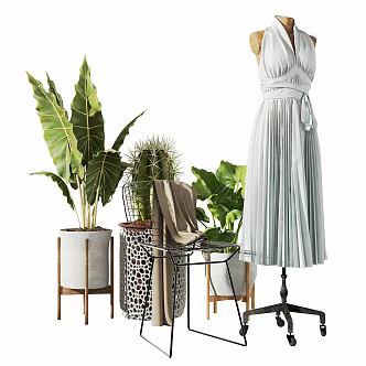 Modern Model Clothing Model 3d model