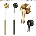 Modern Metal Wall Lamps In Gold And Black Design For Home Decor