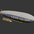 Aerospace Themed Good Blimp Aerial Vehicle Design For Space Exploration
