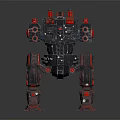 Modern Robot Warrior Mechanical Combat Police Mechanical Armor 3d model