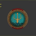 Medieval Shield Ancient Shield Defensive Weapon Ancient Shield Iron Shield Protective Shield Wooden Shield 3d model